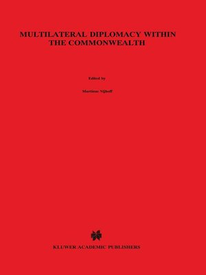 cover image of Multilateral Diplomacy within the Commonwealth